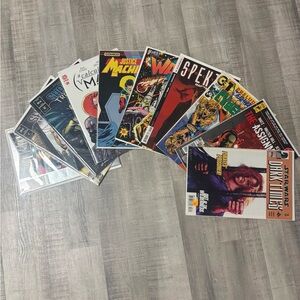 Mixed Comic Book Lot with 10 Comics Including Star Wars